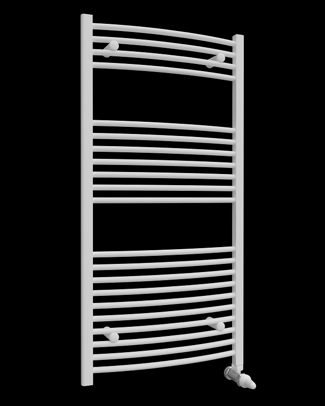 Törölközőszárító radiátor 160cm * 60cm Íves